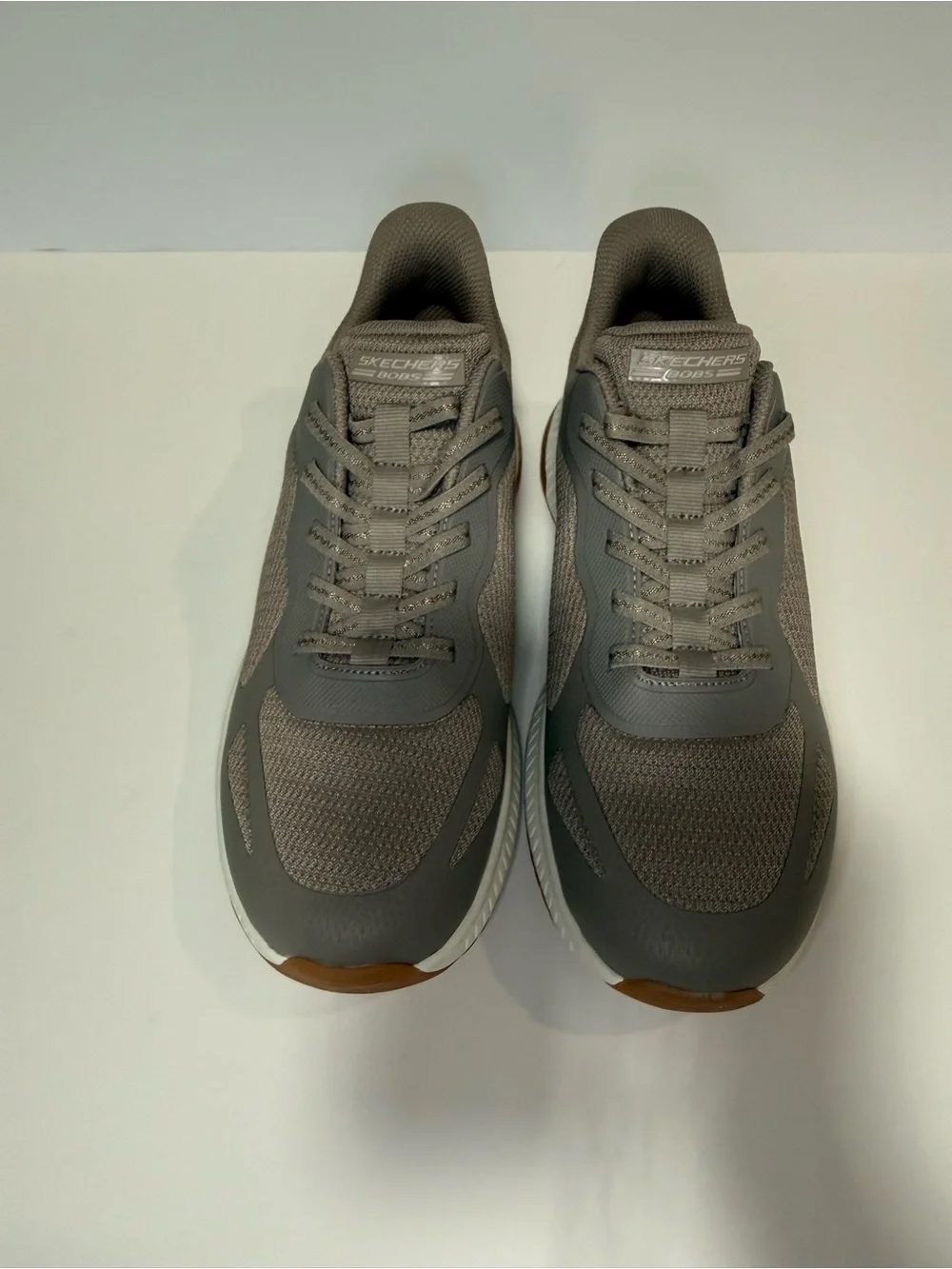 Skechers Women’s Taupe and Gum Lightweight Sneakers